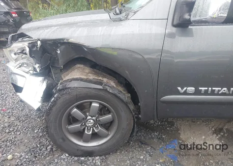 2008 Nissan Titan Le/Pro-4X/Se/Xe z USA, uszkodzony, nr VIN 1N6AA07C88N350120